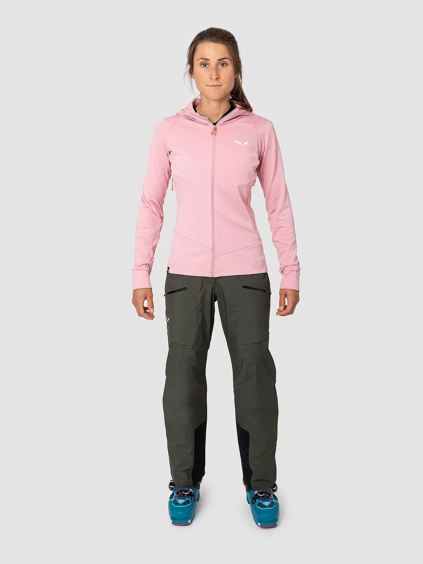 SALEWA | Damen Touren Fleecejacke Puez Polarlite Hoodie | 